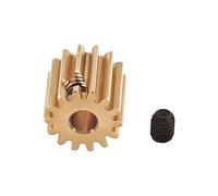 Car Drive Shaft Joint Kits 10PCS 0.5Module 12/13/14/15/16/17/18/20 Teeth Spur Gear Precision Copper Steel CNC Pinion Steering Rack Bellows(3mm,14 Teeth-thick 10mm)