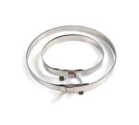 Car Drive Shaft Joint Kits 4pcs Axle CV Joint Boot Clips Kit Stainless Steel Cable Tie Driveshaft Retain Clip Auto Crimp Banding Clamp CV Boots