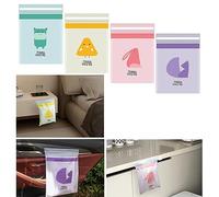 Car Driver's Garbage Bags, Waterproof, Portable, Firm Self-Adhesive Disposable Bin Bags, Durable, Portable, Beautiful Bin Liners for Car, Kitchen, Bedroom, Bathroom, Office (Pack of 60)