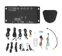 Car Driving Recorder 6 Channel 360 Degree Panoramic Remote Wire Control with 4 Cameras Modification Multiple Display Mode Settings Support Modes Of Navigation And Independent