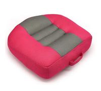 Car Driving seat Cushion, Car Seat Elevation Cushion, Dwarf Adult Booster seat Cushion for Short Drivers, Increase The Field of View by 4.7in, Ideal for Trucks, Cars, Chairs, Wheelchairs (Pink)