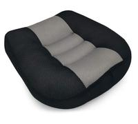 Car Driving seat Cushion, Car Seat Elevation Cushion, Dwarf Adult Booster seat Cushion for Short Drivers, Increase The Field Of View By 4.7in, Ideal for Trucks, Cars, Chairs, Wheelchairs (Grey)