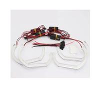 Car DRL For BMW 5 Series E39 2001 2002 2003 OEM For DTM For M4 Style For Ultra Bright Led Angel Eyes For DRL Rings Retrofit Accessories Car Headlamp(Type A)