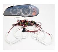 Car DRL For BMW For X6 E71 X6M 2008 2009 2010 2011 2012 2013 2014 For DTM For M4 Style Led Angel Eyes Kit Rings For Ultra Bright DRL Car Headlamp(Type B)