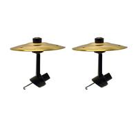 Car Drum Cymbals Air Vent 1-2PCS Car Crash Cymbal Air Vent Drum Easy Clip-On Mini for Music Lovers Suitable for All Types of Vehicles(1PCS Gold)
