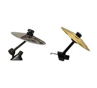 Car Drum Cymbals Air Vent 1/3PC Car Crash Cymbal Air Vent Mini Drum Hand-shooting Cymbals Musical Instrument(Gold 3pcs)
