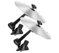 Car Drum Cymbals Air Vent 2Pcs Car Crash Cymbal Fun Air Vent Drum Mini Metal Instruments Gadget Interior