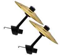 Car Drum Cymbals Air Vent 3-1PC Car Crash Cymbal Air Vent Mini Drum Hand-shooting Cymbals Musical Instrument(Gold 2pcs)
