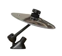 Car Drum Cymbals Air Vent Mini Car Cymbal Loud Sound Air Vent Drum Fun Auto Crash Drumming Gadget Novelty Music Vehicle(Silver 1pc)