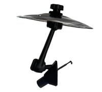 Car Drum Cymbals Air Vent Universal Mini Drums Colliding With Cymbals Vent Decoration For Car Rugged Automotive Interior Accessories Crash(1PCS Silver)