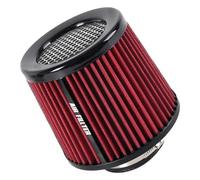 Car Dry Air Filter, Dry Engine Air Filter, Air Intake Cone Filter, 76mm Air Filter with Flow, Washable Reusable Filter, High Performance Filter for Racing Cars