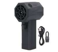 Car Drying Air Blower, Mini Turbo Dryer, 22W Fast Charging, Powerful Turbofan, 240km / h Wind Speed - Lightweight Carbon Fiber, High Speed Brushless Motor, Multi - Purpose Use (Black)