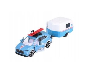 Car DS7 + Trailer Les Alpes Model Toy Diecast 1:64 Scale Majorette French