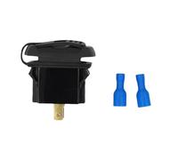 Car Dual USB Switch with Blue LED Voltage Display, 4.2A Wireless Power Hub for Automobile, High - Performance Plastic USB Socket Compatible with Most Vehicles