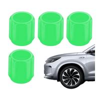 Car Dust Caps - 4 Pcs Tire Valve Stem Caps, Glow in Dark Motorcycle Tire Valve Cover | Luminous Universal Dustproof Wheel Accessories For Car Truck Bike Bicycle Protection Decoration