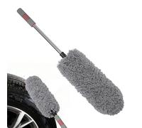 Car Duster, Automotive Brush, Car Cleaning Tool, For Interior Exterior Dashboard Windshield | Wet And Dry Detailing Mop | Dust Removal With Curved Handle Extendable