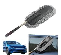 Car Duster Brush With Extendable Telescoping Handle, Microfiber Duster Mop For Car Interior Exterior, Feather Dusters For Cleaning Cars, Dust Remover Detailing Brush For Truck, SUVs, Vehicles, Home