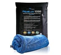 Car Dynamics AquaLux 1200 Microfibre Drying Towel - 90x60cm, 1200 GSM Double Twisted Loop Car Drying Towel, Extra Large Super Absorbent Scratch-Free Detailing Cloth