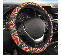 Car Elastic Steering Wheel Cover Universal 15 Inch Vehicle Stretch Steering Wheel Cover Protector Arizona Flag Auto Protective Cover Novelty Car Interior Accessories for Men Women