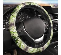 Car Elastic Steering Wheel Cover Universal 15 Inch Vehicle Stretch Steering Wheel Cover Protector Bell Orchid Print Auto Protective Cover Novelty Car Interior Accessories for Men Women