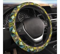 Car Elastic Steering Wheel Cover Universal 15 Inch Vehicle Stretch Steering Wheel Cover Protector Charming Butterfly Auto Protective Cover Novelty Car Interior Accessories for Men Women