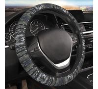 Car Elastic Steering Wheel Cover Universal 15 Inch Vehicle Stretch Steering Wheel Cover Protector Cold Tree Camouflage Auto Protective Cover Novelty Car Interior Accessories for Men Women