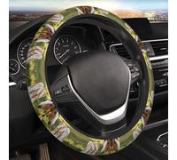 Car Elastic Steering Wheel Cover Universal 15 Inch Vehicle Stretch Steering Wheel Cover Protector Cowboy Boots Auto Protective Cover Novelty Car Interior Accessories for Men Women