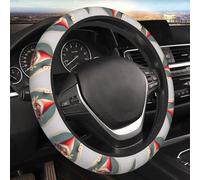 Car Elastic Steering Wheel Cover Universal 15 Inch Vehicle Stretch Steering Wheel Cover Protector Cute Gnome Auto Protective Cover Novelty Car Interior Accessories for Men Women