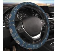 Car Elastic Steering Wheel Cover Universal 15 Inch Vehicle Stretch Steering Wheel Cover Protector Cute Little Hedgehog Auto Protective Cover Novelty Car Interior Accessories for Men Women