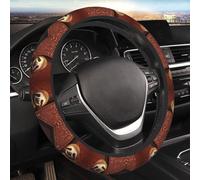 Car Elastic Steering Wheel Cover Universal 15 Inch Vehicle Stretch Steering Wheel Cover Protector Sloth on Zipper Auto Protective Cover Novelty Car Interior Accessories for Men Women