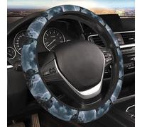 Car Elastic Steering Wheel Cover Universal 15 Inch Vehicle Stretch Steering Wheel Cover Protector Steam Train Auto Protective Cover Novelty Car Interior Accessories for Men Women
