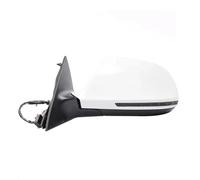 Car Electric Folding Heating Turn Signal Rearview Mirror Assembly For A6L C6 2009-2012 BLNETU(WHITE 9 Wire Left)