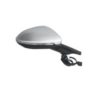 Car Electric Folding Rearview Mirror Assembly Heating Electric Adjustment For Golf 7 MK7 2014 2015 2016 Door Wing Mirror Assembly(Silver Right,9 Wires)