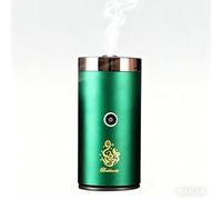 Car Electric Incense Burner, Portable USB Rechargeable Smart Incenses Burner, Arab Bakhoor Muslim Car Electric Incense Holder For Auto and Home Decoration Use (Green)