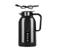 Car Electric Kettle - 1200ml 12V/24V Stainless Steel Car Electric Kettle Portable Car Heating Cup Travel Kettle for Hot Water, Coffee, Travel, Home Use