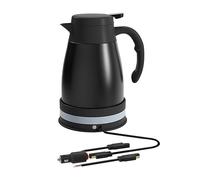 Car Electric Kettle DC 24V Fast Boiling 1200ml Water Heater for Camping Black