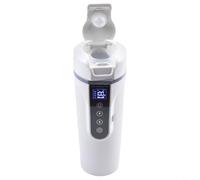Car Electric Water Cup with Digital Display, 304 Stainless Steel Inner, Leak Proof Design, 12V/24V Voltage Identification, 500ml Capacity, Boiling and Heat Preservation Functions (white)