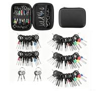 Car Electrical Connector Tool Kit 82Pcs Universal | Push-pull design, lifts barb clips, prevents wire damage, easy operation, safe direction control