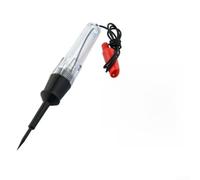 Car Electrical Probe Light Tool For Testing Fuses Switches Wiring On Vehicles Trailers 6v-24v Range With Steel Tip(Transparent)