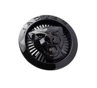 Car Emblem Badge Compatible with Jaguar I-PACE 2018-2025 - Bonnet Front Grille Rear Boot Logo Metal Stick-On or Screw-Fix Hood Mascot - Durable Car Accessory Upgrade,Front 7.2cm-Black