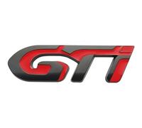 Car Emblem Badge Decal, for Peugeot GT GTI 107 108 205 206 207 208 307 407 2008 3008 Badge Metal Badge Sticker Letters Emblem Sign Letters Badge Exterior Emblem Accessories,A