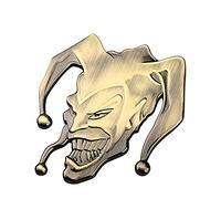 Car Emblem Badge Logo Car Emblems Decorations Car Decals Metal Clown Car Stickers Car Personality 3D Three-Dimensional Modified Car Standard Creative Body Scratch Latter Tail Label Decorative Stickers