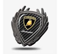 Car Emblem Badge Sticker for Lamborghini Huracán LP 640-4 Spyder Performante, 3D Replacement Logo for Car Grille Bonnet Boot Auto Styling Accessory,A