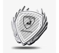 Car Emblem Badge Sticker for Lamborghini Huracán LP 640-4 Spyder Performante, 3D Replacement Logo for Car Grille Bonnet Boot Auto Styling Accessory,E