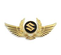 Car Emblem Badge Sticker for Suzuki Jimny/Samurai 1998-2018 2019-2024, 3D Replacement Logo for Car Grille Bonnet Boot Auto Styling Accessory,B