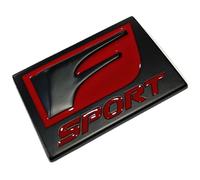 Car Emblem Decal Badge for RC-F is-F LC500 Racing F-Sport, Car Body Logo Grill Emblem Badge, Car Tuning Modification,B