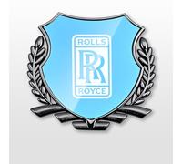 Car Emblem Decal Badge for Rolls-Royce Cullinan Dawn Phantom Wraith Ghost, Front Trunk Rear Trunk Emblems Car Side Emblem Logo Sticker Decals Accessories,C