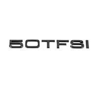 Car Emblem for 35TFSI 40TFSI 45TFSI 50TFSI 55TFSI 1.8T 2.0T 3.0T,Auto Racing Sport Sticker 3d Car Logo Stickers,Black 50TFSI