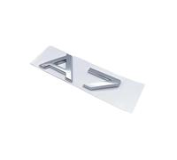 Car Emblem for A3 A4 A5 A6 A7 A8 Q2 Q5 Q7 A4L A6L A8L,Auto Racing Sport Sticker 3d Car Logo Stickers,Silver-A7