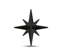 Car Emblem for Guiding Star Sticker, Universal Car Sticker for Car Styling Decoration Self Adhesive ABS Decorative Car Tail Side Sticker